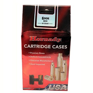 Hornady 8622 Unprimed Brass 6mm Remington (Per 50)