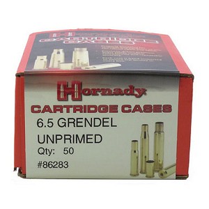 Hornady 86283 Unprimed Brass 6.5 Grendel (Per 50)