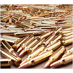 Hornady FR106 .223 Remington Ammunition Frontier Cartridge, Military Grade, 55 Grains, Full Metal Jacket (FMJ), Per 1000