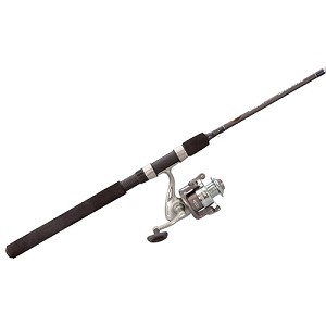 Lews Fishing LXL4070M-2 Laser XL 10-40 Spinning Combo 5.1:1 Gear Ratio, 3+1 Bearings, 7' Length, 2 Piece, Medium Power, Ambidextrous