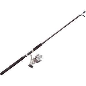 Lews Fishing LXL8010MH-2 Laser XL 50-80 Spinning Combo 4.4:1 Gear Ratio, Ball Bearing Drive, 10' Length 2pc, Medium Power, Ambidextrous