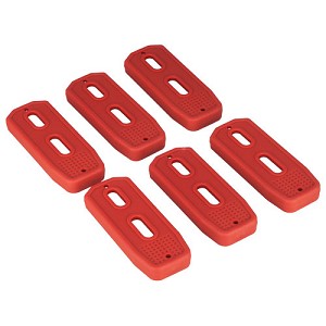 Mission First Tactical PM556FP-R Polymer Mag Floor Plate Red, Per 6