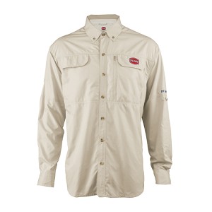 PENN 1321544 Vented Performance Long Sleeve Shirts Tan, Medium