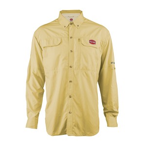 PENN 1321548 Vented Performance Long Sleeve Shirts Yellow, Medium