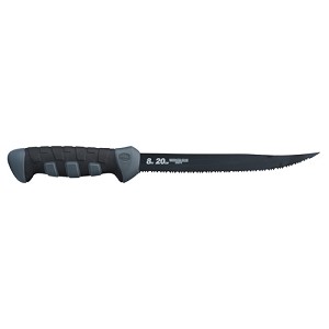 PENN 1366262 Fillet Knives 8" Serrated Edge, Black/Gray