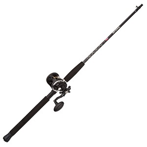 PENN 1404028 Rival Level Wind Conventional Reel 15, 5.1:1 Gear Ratio, 5' 1pc Rod, 20-30 Line Rate, Medium Power