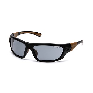 Pyramex Safety Products CHB220D Carhartt Carbondale Safety Glasses Gray Lens with Black/Tan Frame