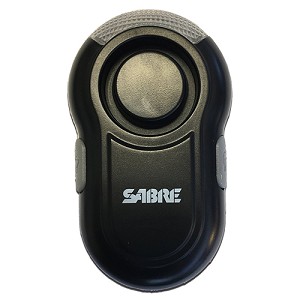 Sabre PA-CLIP-BK Personal Alarm with LED Light Black