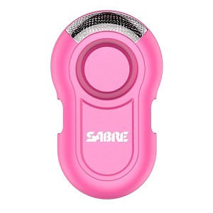 Sabre PA-CLIP-PK Personal Alarm with LED Light Pink