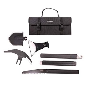 Schrade by BTI Tools 1084299  6 Piece Outdoor Kit with Black Nylon Case 