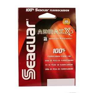 Seaguar 25AX200 AbrazX Freshwater Fluorocarbon Line .017" Diameter, 25 lb Tested, 200Yards, Clear
