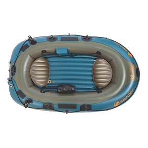 Sevylor 2000020575 Fishing Boat with Berkley Rod Holder 4 Person