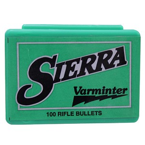 Sierra Bullets 1310 22 Caliber Varminter, 45 Grains, Spitzer, Per 100