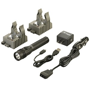 Streamlight 74612 Strion DS HL IEC Type A (120V/100V) AC/12V DC, 2 Holder