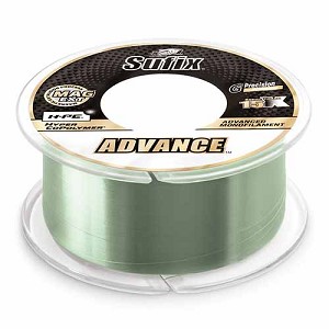 Sufix 604-112G Advance Monofilament Line 12 lbs Tested, .014" Diameter, 330 Yards, Low Vis Green