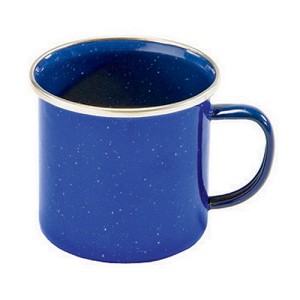 Tex Sport 14568 Enamel Cup Stainless Steel Rim 12 oz