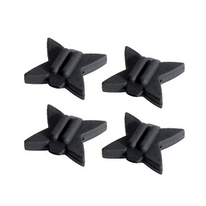 Truglo TG830B Tru-Block String Silencers, Black, Package of 4 