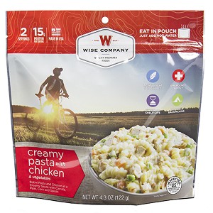 Wise Foods 03-906 Entrée Dish Creamy Pasta and Vegetables with Chicken
