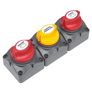 BEP Battery Distribution Cluster f/Single Engine w/Two Battery Banks    w/Motorized VSR