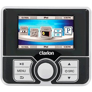 Clarion MW4 Watertight Wired Remote w/2.8" Color Display Surface Mount