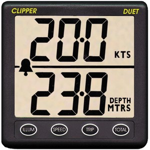 Clipper Duet Instrument Depth Speed Log w/Transducer