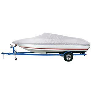 Dallas Manufacturing Co. Reflective Polyester Boat Cover D- 17'-19' V-Hull & Runabouts - Beam Width to 96"
