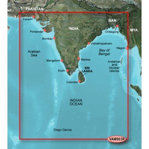 Garmin BlueChart&reg; g2 Vision&reg; HD - VAW003R - Indian Subcontinent - microSD&trade;/SD&trade;