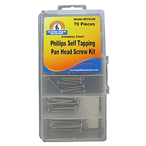Handi-Man Phillips Self Tapping Pan Head Screw Kit - 70 Pieces