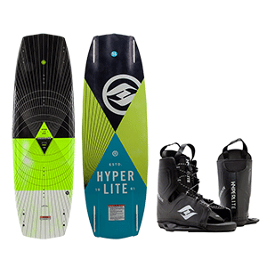 Hyperlite Baseline Wakeboard - 136cm w/Frequency Boot - Size 5-12