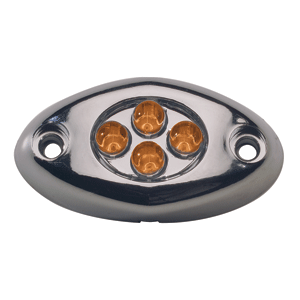 Innovative Lighting Surface Mount Courtesy Light - Amber & Chrome
