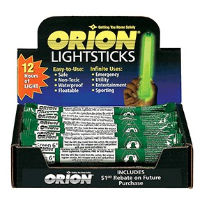 Orion Lightstick Display - 24 Green Lightsticks