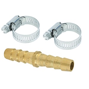 Scepter 5/16" Brass Hose Mender w/Clamps