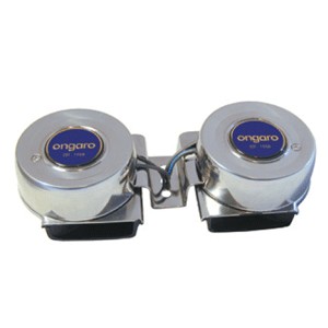 Ongaro SS Mini Compact Twin Horn - 12V