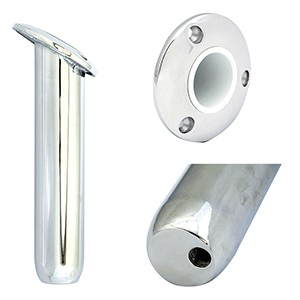 Tigress Round Head Closed Base Rod Holder - 30° - 9
