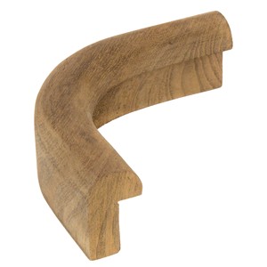 Whitecap Teak Edge Molding Outside Corner