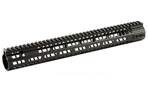 2A Armament BL-RAIL M-LOK, Gen 2, Handguard, Hardcoat Black Anodized, 6AL-4V Titanium Barrel Nut, 6061 Extrusion, AR Rifles, 15" 2A-BLRML-15G2