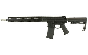 2A Armament 2A Armament, BLR-16, Gen 2, Semi-automatic Rifle, AR, 556NATO, 16" Pencil Profile Barrel, Black Finish, Mission First Tactical Stock, Right Hand, 1:8 Twist, Barrel made from 416-R Stainless Steel, 30Rd 2A-BRC16PML15BLK-2