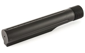 2A Armament Buffer Tube, Hardcoat Black Anodized, Billet Buffer Tube, Lightweight Latch Plate, Castle Nut, AR15, Mil Spec 2A-BTA6-1