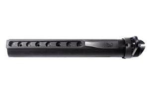 2A Armament Buffer Tube, Hardcoat Black Anodized, Billet Buffer Tube, Lightweight Latch Plate, Castle Nut, AR-10, Mil Spec 2A-BTA8-1