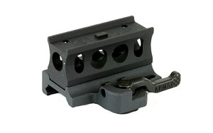 A.R.M.S., Inc. Mount, Fits Aimpoint Micro, Mk I Lever With #31 Spacer to Allow for Co-witness With AR-15 Style Sights, Black #31/#31-SP