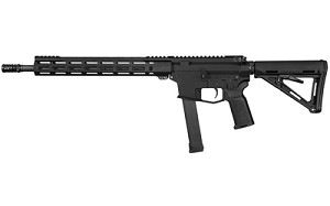 Angstadt Arms UDP-9, Semi-automatic Rifle, 9MM, 16" Chrome Moly Barrel, 1:10 Twist, Matte Black Finish, Magpul MOE Stock and K2 Pistol Grip, Angstadt Arms 13.5" Free Float M-LOK Handguard, A2 Flash Suppressor, Accepts Glock Style Magazines, 1-10Rd Magazin