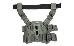 BLACKHAWK! Tactical Drop-Leg SERPA Holster Platform, Foliage Green Finish 432000PFG