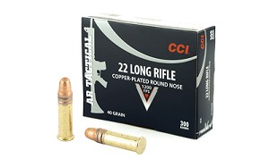 CCI/Speer Tactical, 22LR, 40 Grain, Copper Round Nose, 300 Round Box 956