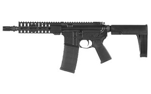 CMMG Mk4 Banshee, Semi-automatic Pistol, 300 Blackout, 1:7 Twist, 8" Barrel, Aluminum Frame, Graphite Black Cerakote, 30Rd, Tailhook MOD 2 Pistol Brace, DefCan 3 Flash Hider, Threaded 5/8-24, CMMG RML7 Hand Guard, Magpul MOE Pistol Grip, Ambi Sling Plate,