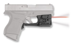 Crimson Trace Corporation Laserguard Pro, Laser and Light, Fits Glock 42 and 43, Black Finish, 150 Lumen LED, Red Laser, User Installed, Instinctive Activation, 4 Modes LL-803