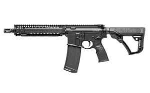 Daniel Defense MK18, Semi-automatic Rifle, 223 Rem/556NATO, 10.3" Cold Hammer Forged Chrome Lined Barrel, 1:7 Twist, Black Finish, Daniel Defense Stock/Grip, 32Rd, Daniel Defense RIS II Handguard, 1-32Rd Daniel Defense Magazine 02-088-07327