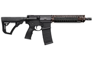 Daniel Defense MK18, Semi-automatic Rifle, 223 Rem/556NATO, 10.3" Cold Hammer Forged Chrome Lined Barrel, 1:7 Twist, Black Finish, Daniel Defense Stock/Grip, 32Rd, Flat Dark Earth Daniel Defense RIS II Handguard, 1-32Rd Daniel Defense Magazine 02-088-1702