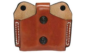 DeSantis Gunhide Double Magazine Pouch, Single Stack 380, Ambidextrous, Tan Leather A01TJBBZ0