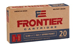 Frontier Cartridge Lake City, 556 NATO, 62 Grain, Spire Point, 20 Round Box FR280