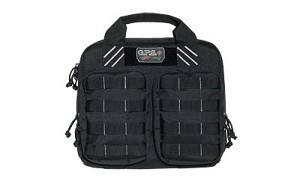 G-Outdoors, Inc. Tactical, Range Bag, Black, Soft, Up To 2 Pistols GPS-T1412PCB